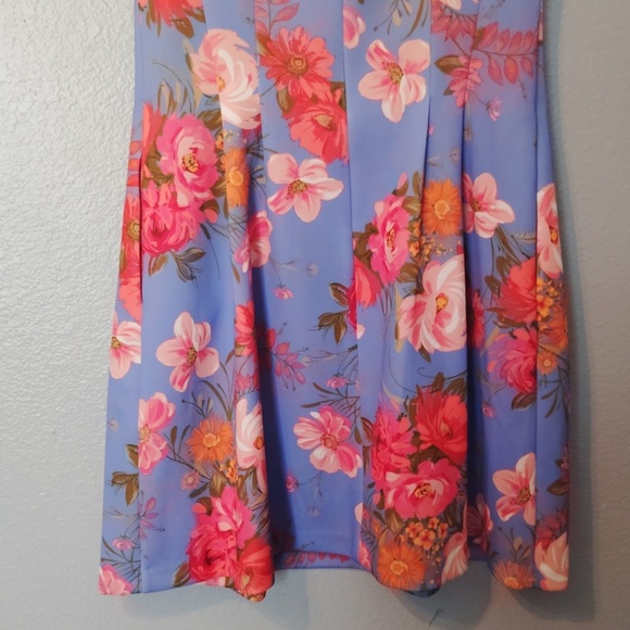 Vince Camuto Floral Dress Size 14 - Picture 9 of 14